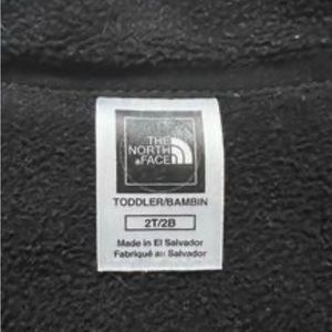 The North Face Toddler Denali Fleece Jacket Black Full-zip 2T